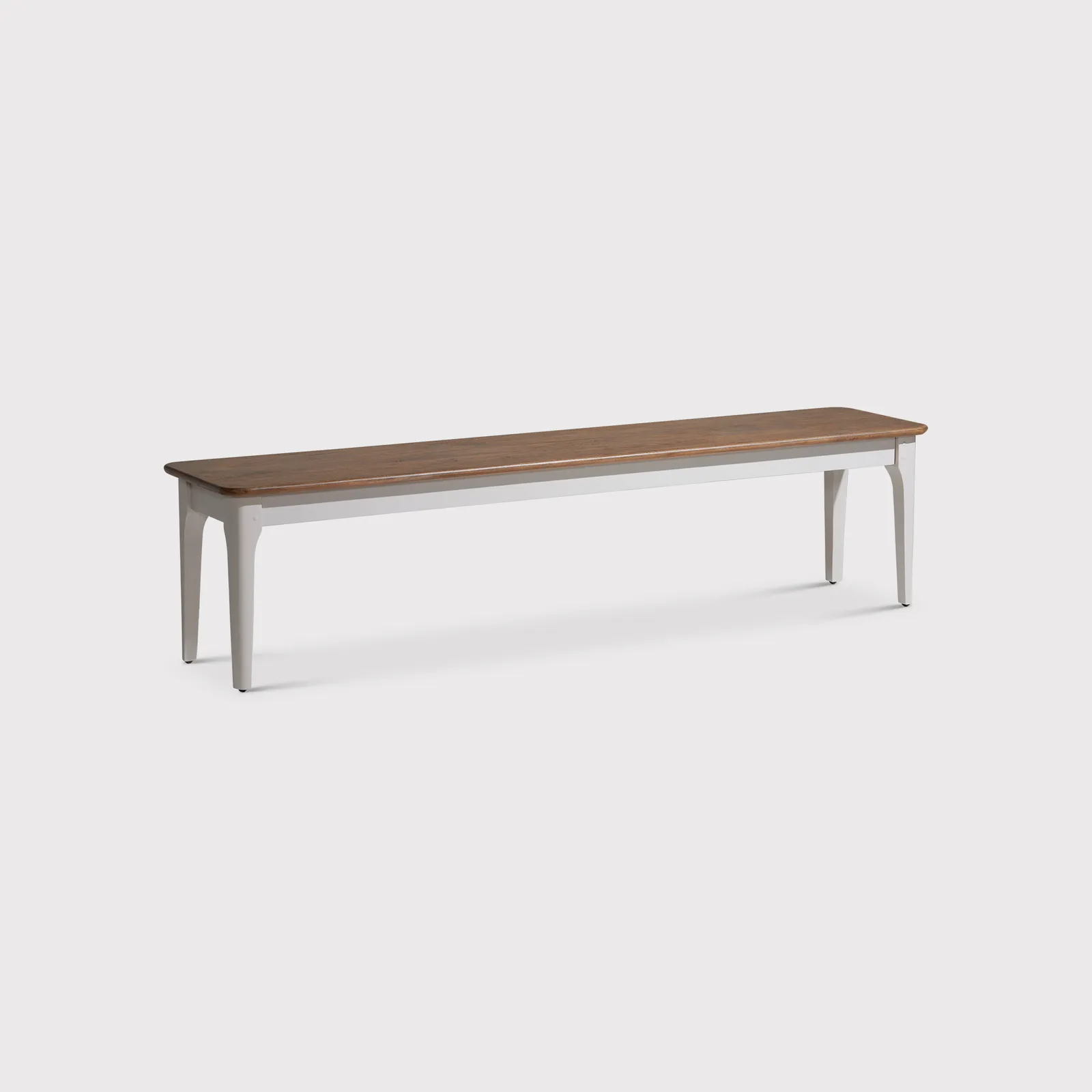 Mara Bench 135cm, White | W135cm | Barker & Stonehouse
