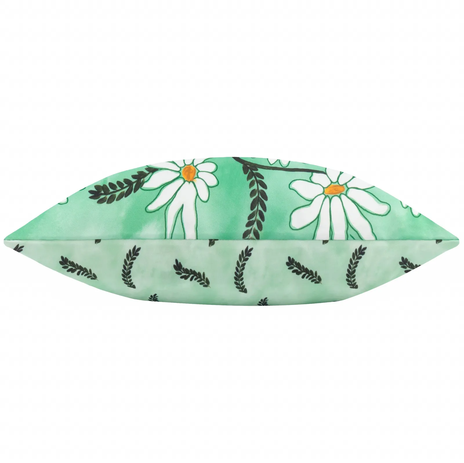 Wylder Daisy Fields Printed Outdoor Cushion in Mint 5