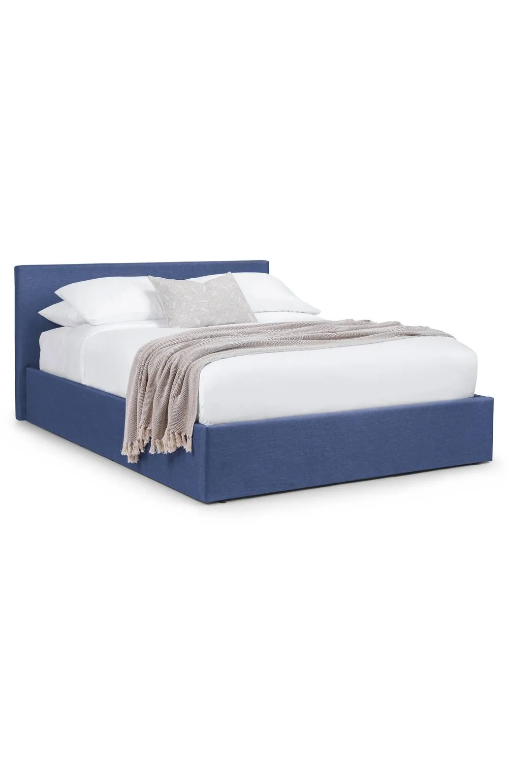 Julian Bowen Rialto Upholstered Ottoman Storage Bed in Blue 3