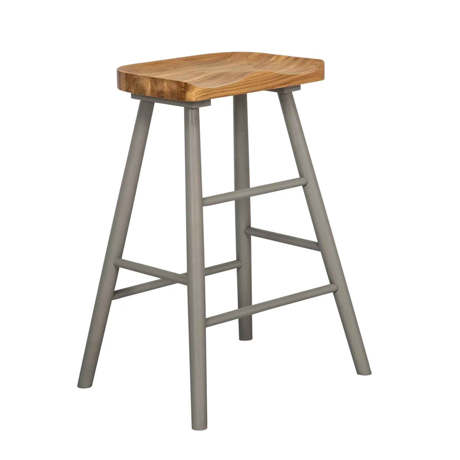 Alaina Grey Bar Stool Grey