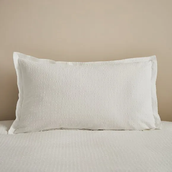 EL Seersucker Woven 100% Cotton Oxford Pillowcase