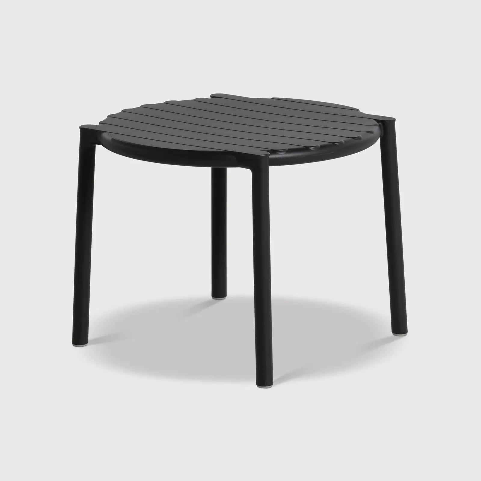 Lima Coffee Table, Round, Recycled Plastic, Black | Barker & Stonehouse 2