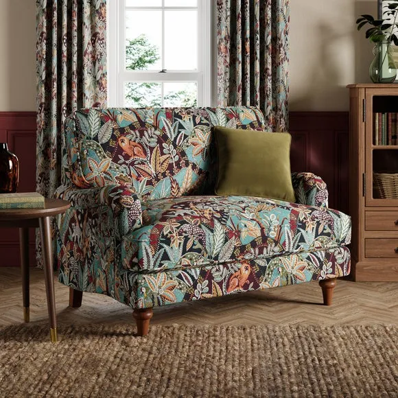 Beatrice II Jacquard Nature's Exhibitionists Snuggle Chair