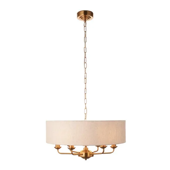 Vogue Sandringham Mid Century 6 Light Adjustable Pendant Light 5