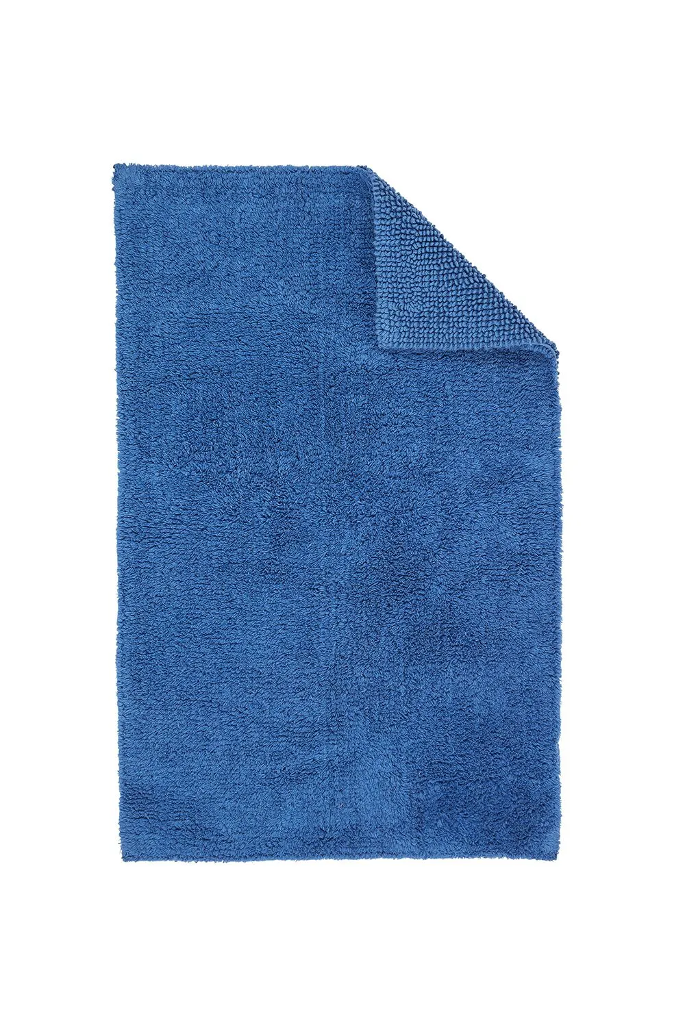 CHRISTY Reversible Hygro Luxury 100% Cotton 1800GSM Bath Rugs in Mid Blue 3