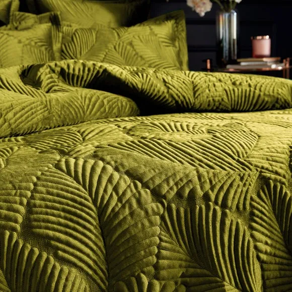 Paoletti Palmeria Embroidered Reversible Duvet Cover & Pillowcase Set 3