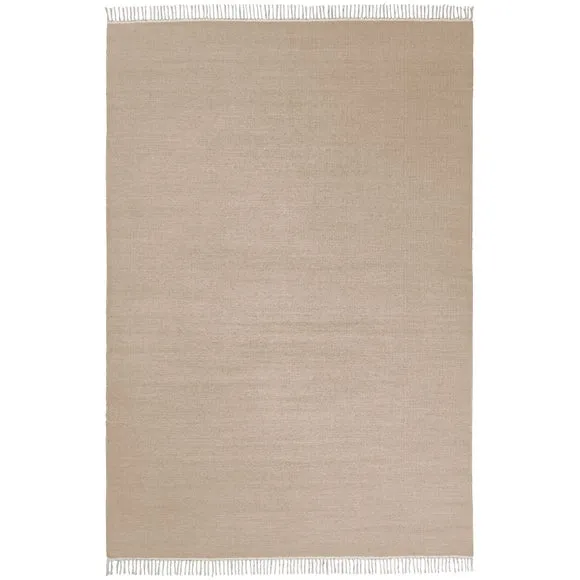 Wool Flatweave Fringed Rug 5