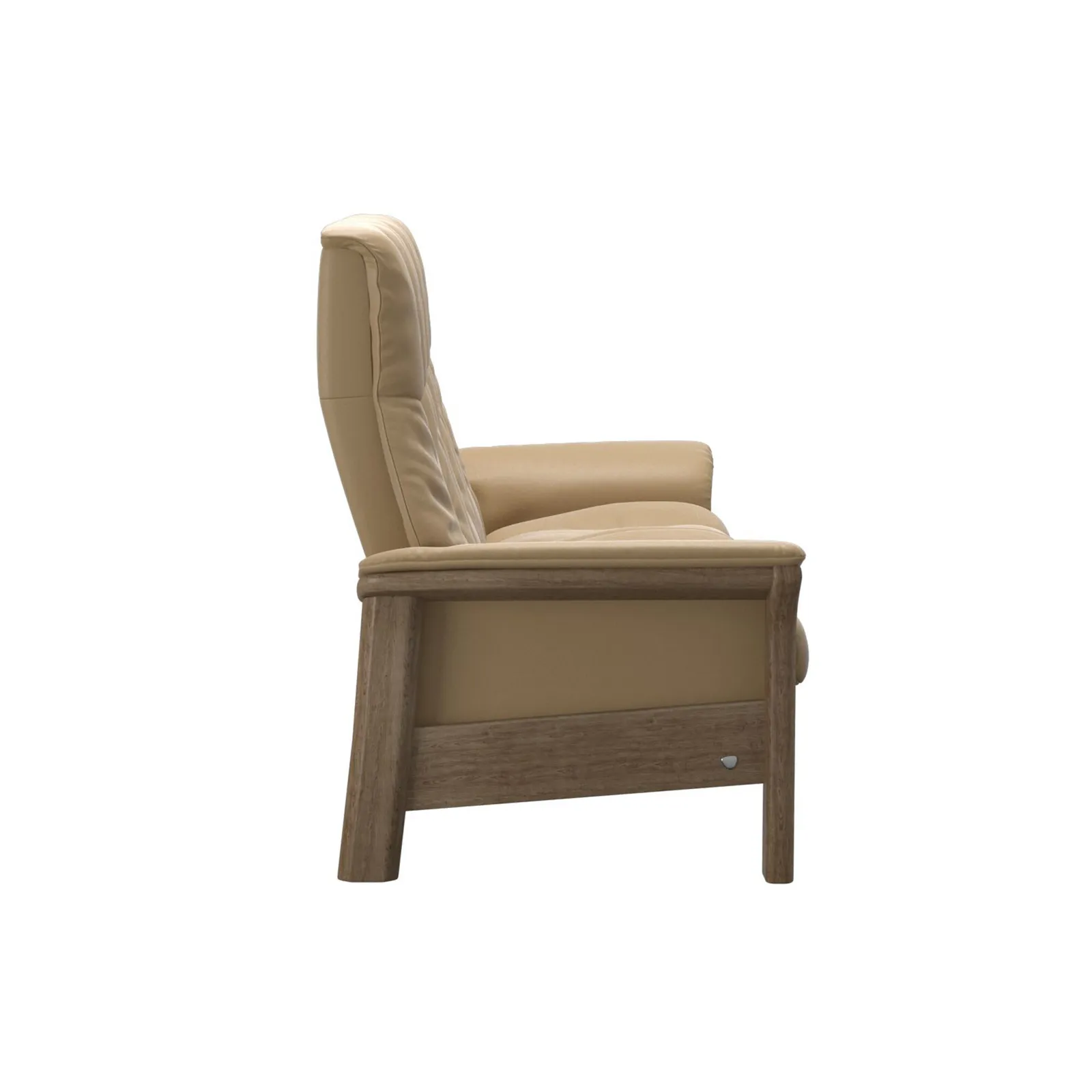 Stressless Windsor 3 Seater Recliner Sofa, Neutral Leather | Barker & Stonehouse 3