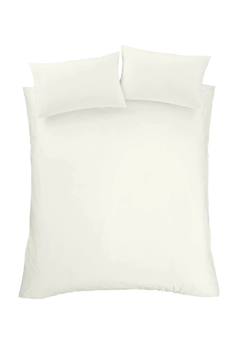 Bianca Egyptian Cotton 180 Thread Count Cotton Duvet Cover Set in Cream 4
