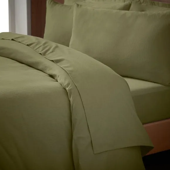 Soft & Cosy Luxury 100% Brushed Cotton Flat Sheet 1