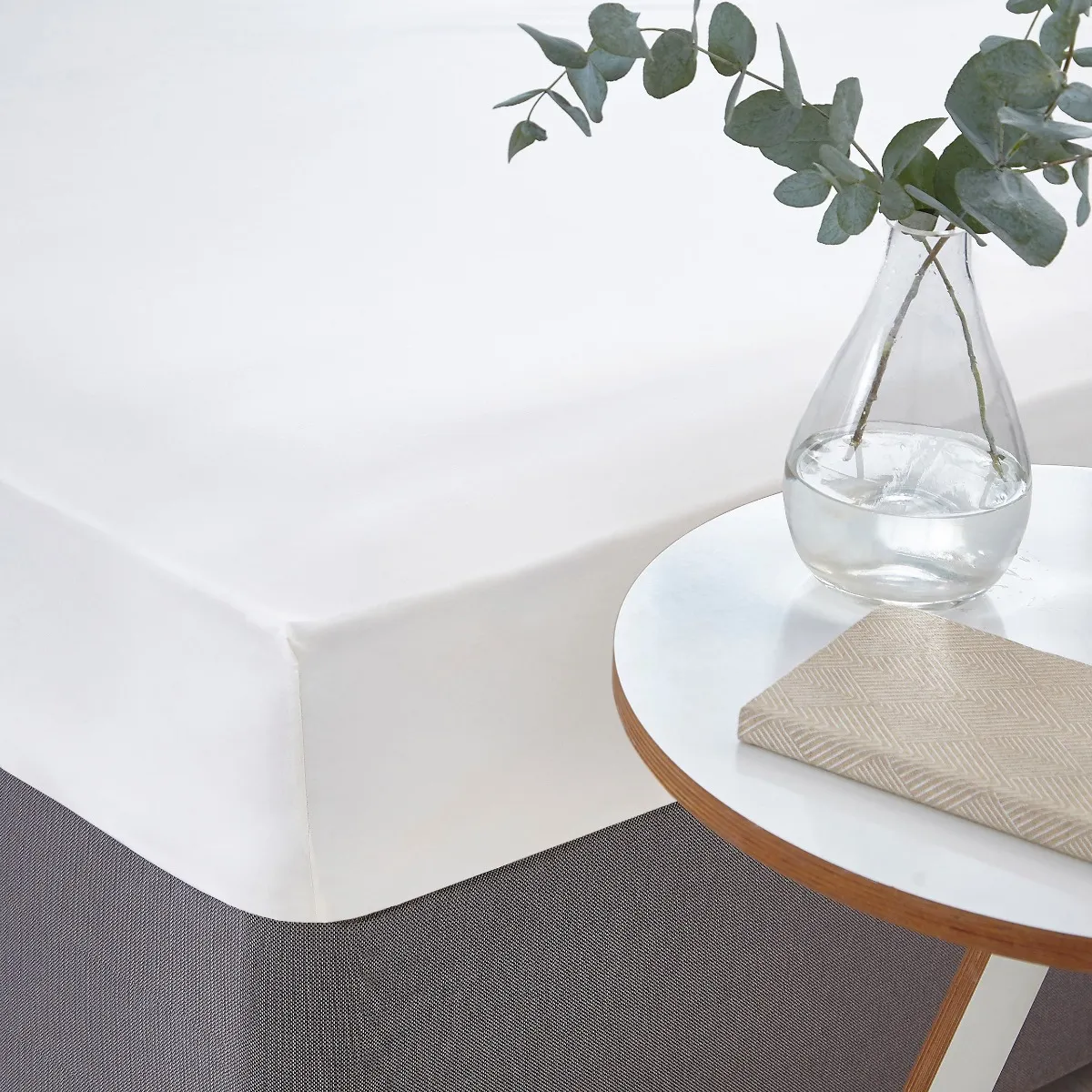 Silentnight Cotton Rich Fitted Sheet - White - Single