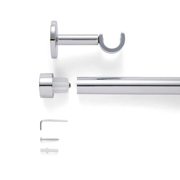 Trinity Fixed Metal Curtain Pole 3