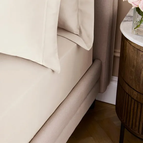 Dorma 800 Thread Count 100% Cotton Sateen Fitted Sheet 2