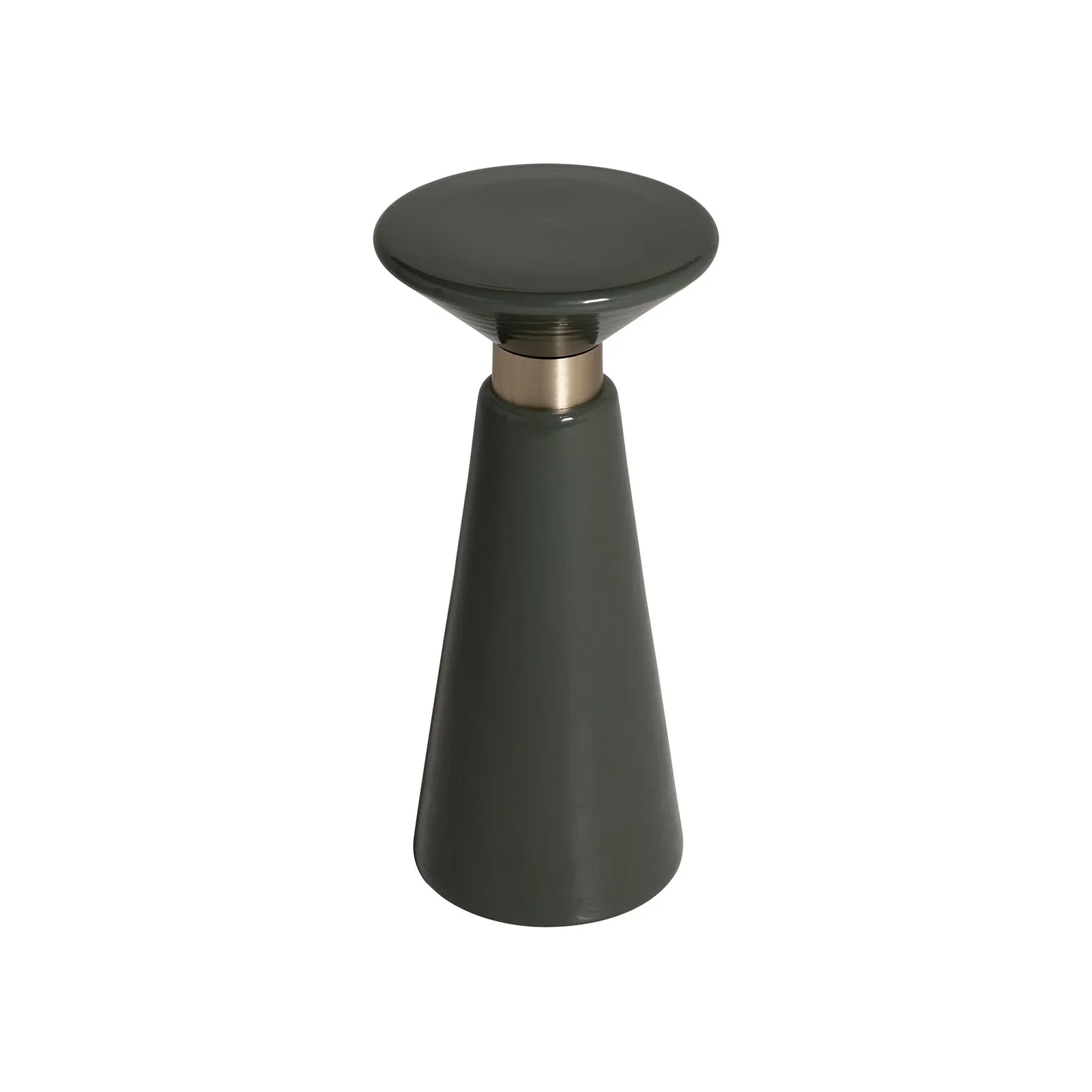 Visconti Lamp Table 26X26X55.9 Cm, Round, Green Glass | Barker & Stonehouse 2