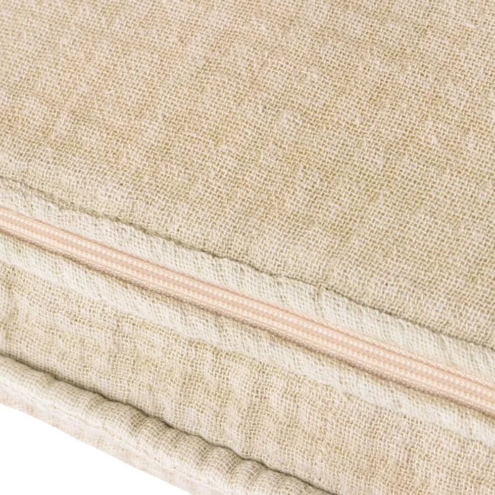 Yard Ribble 100% Cotton Acid Wash Cushion in Natural 6