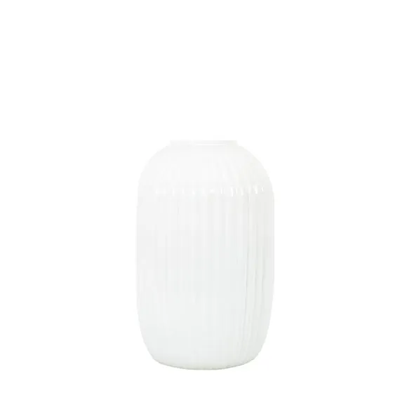 Coates White Glass Vase