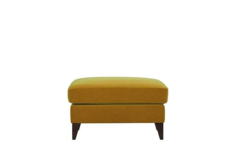 Romilly Fabric Footstool - Golden Spice