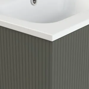 Duarti by Calypso Burford Ash Grey Vanity with Elsdon Basin - 600mm 2
