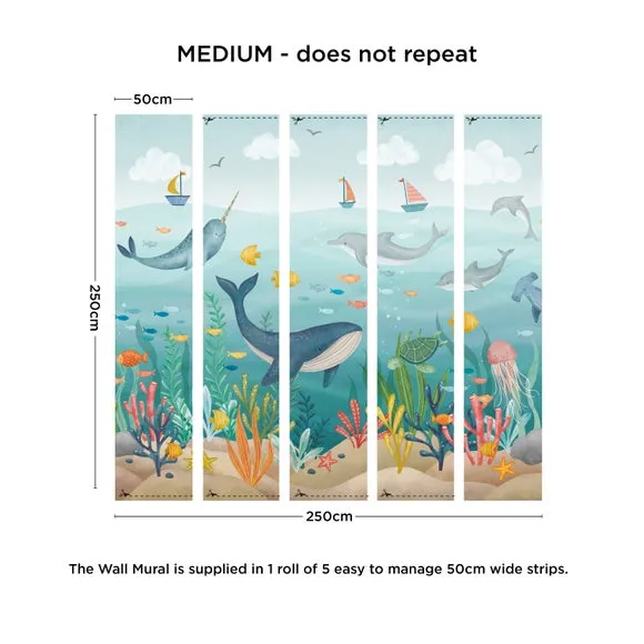 Kids Under the Sea Wall Mural 4