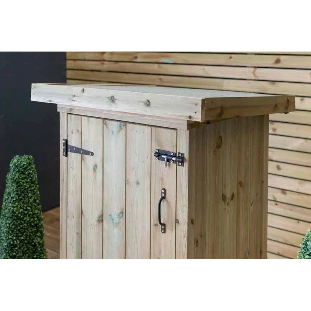 Buttercup Farm Gisburn Garden Store Small - Timber - L96 x W89 x H123 cm in Brown 2