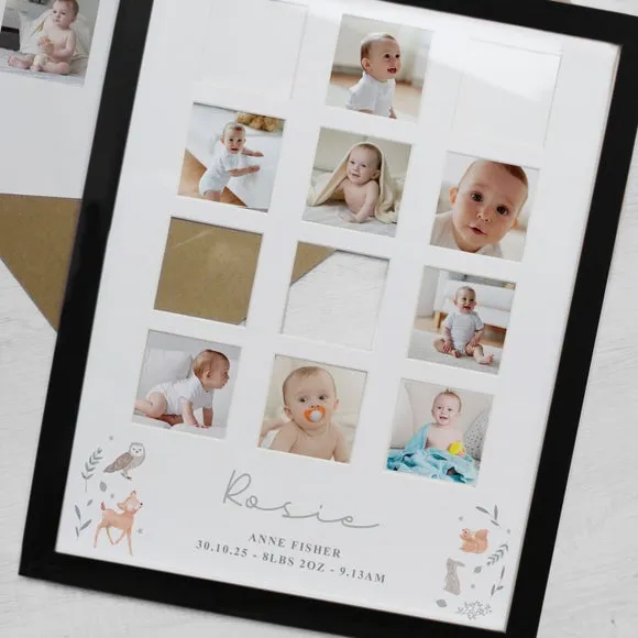Personalised Woodland Animal Multi Photo Frame 4