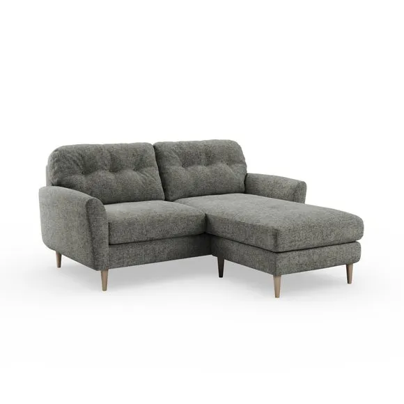 Sven Chunky Chenille Reversible Corner Chaise Sofa 6