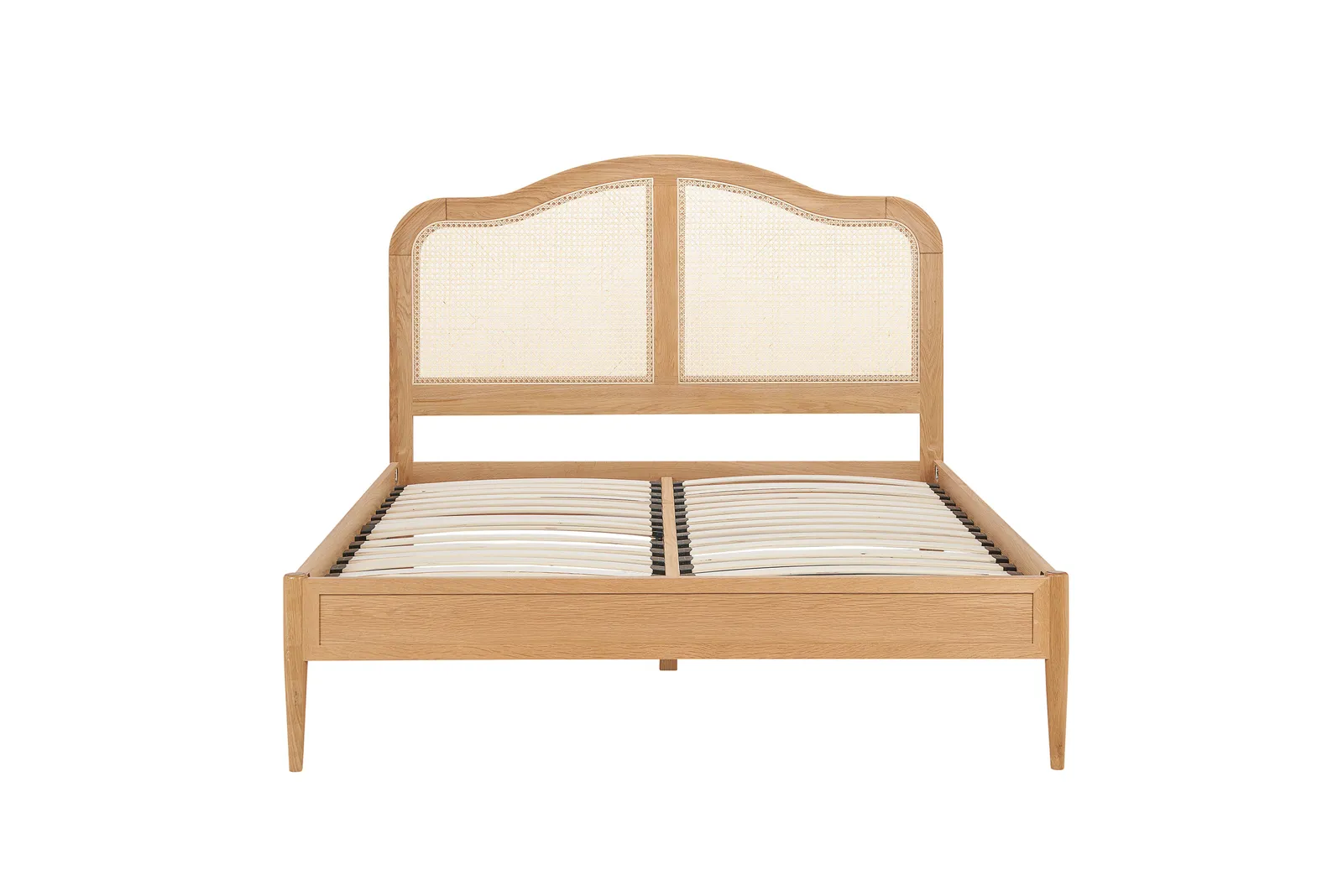 Birlea Rattan Wooden Bed Frame Leonie Bedstead in Brown 5