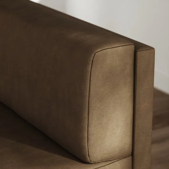 Mae Corner Dining Bench, Faux Leather 3