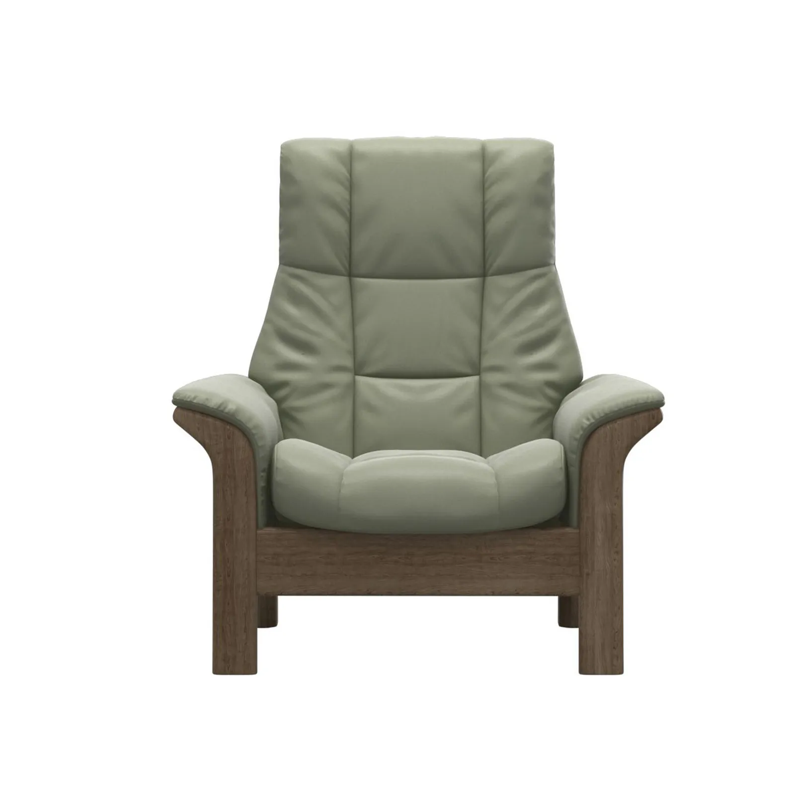 Stressless Windsor Armchair, Grey Leather | Barker & Stonehouse 2