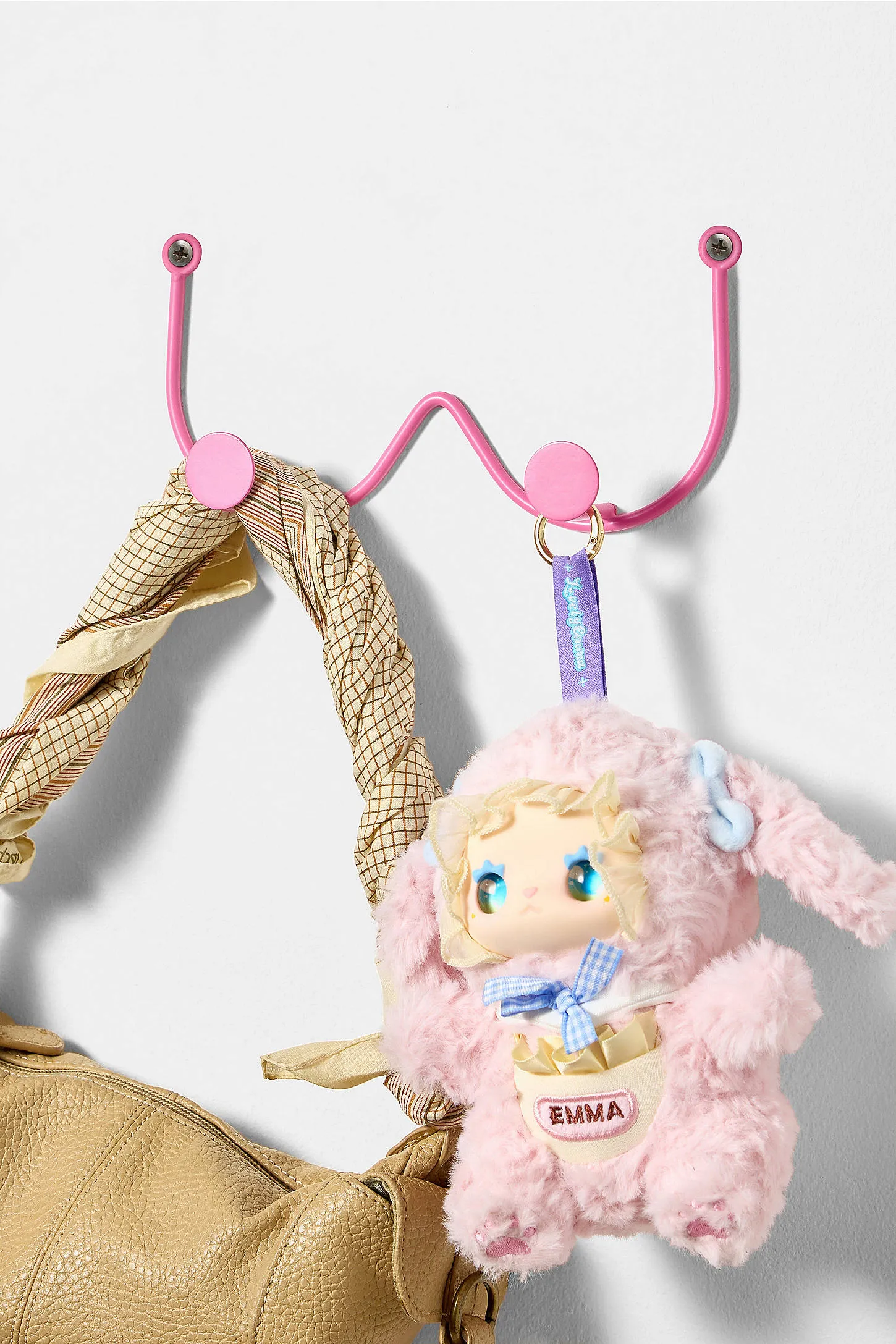 Boob Double Metal Hook - Pink 1