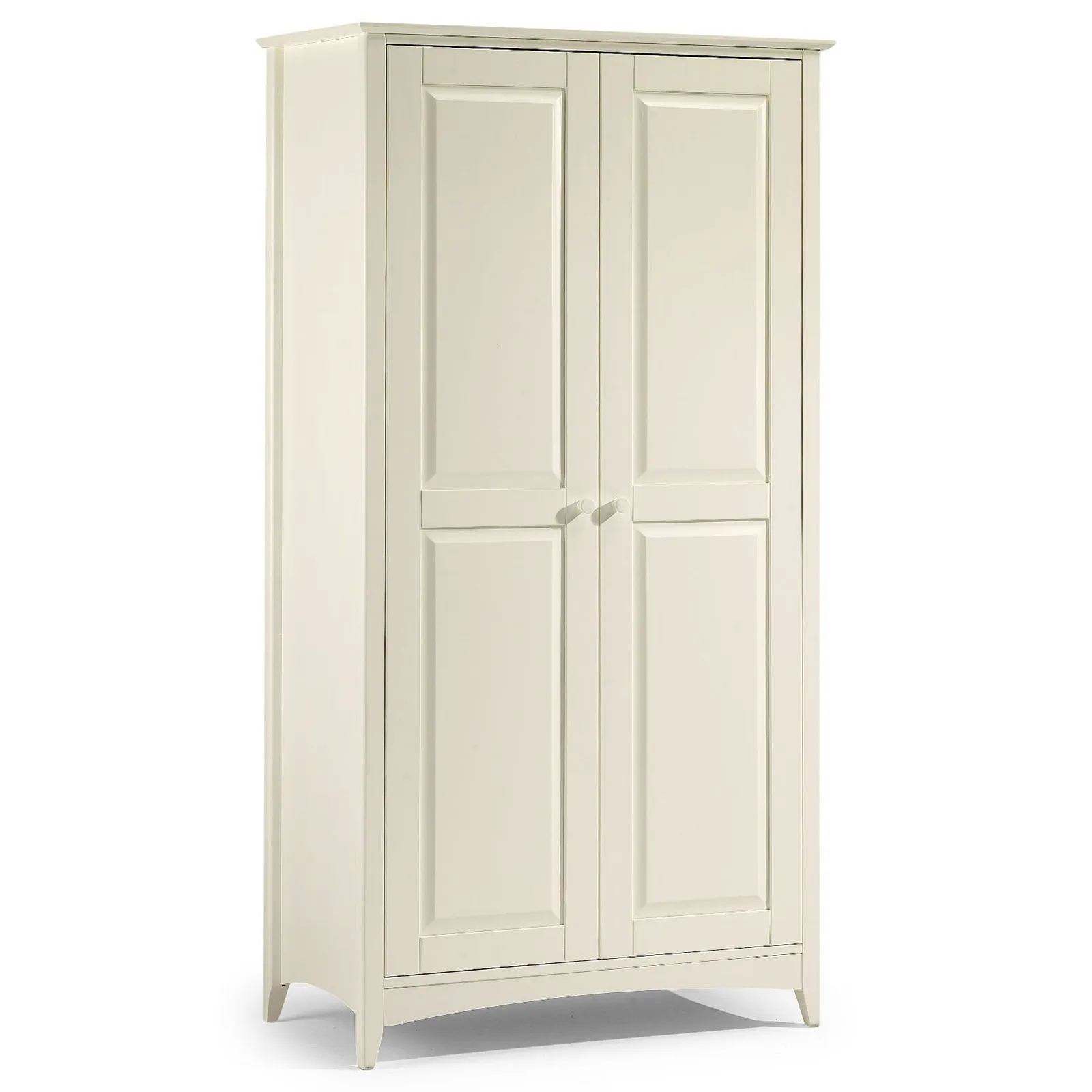 Cameo Stone White Double Wardrobe Cream