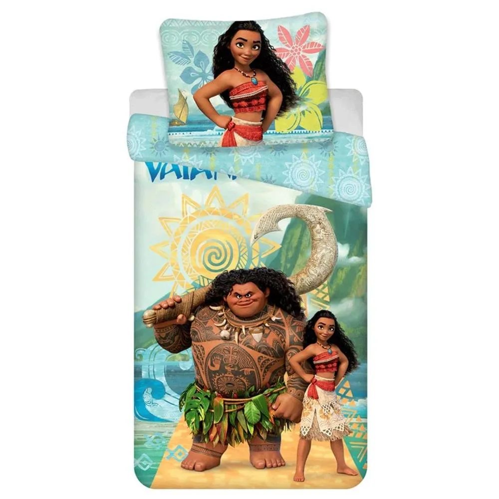 Moana Reversible Cotton Duvet Cover Set