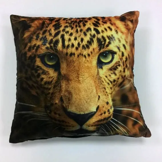 Rapport Home Leopard Polyester Cushion Cover