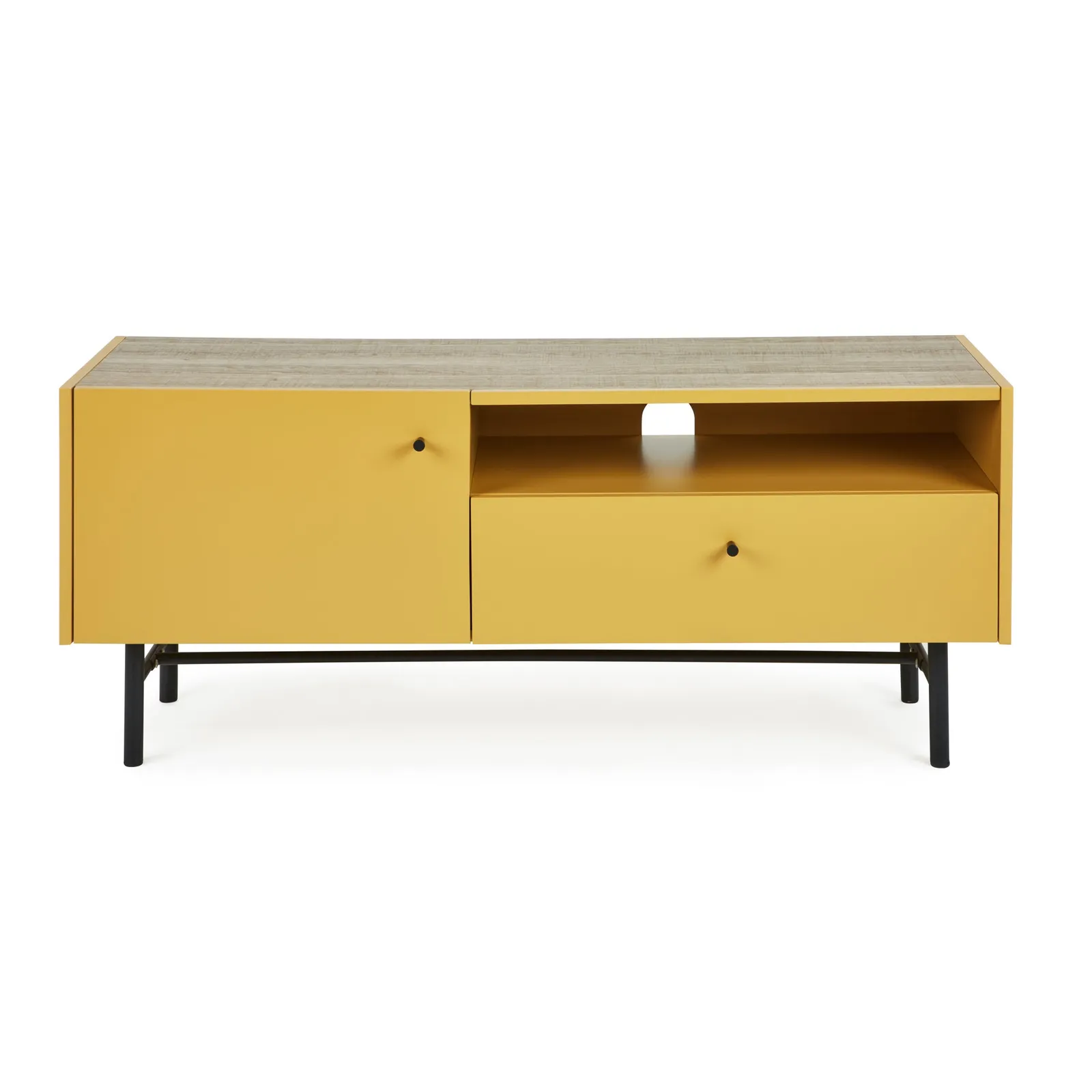 Oliver Wide TV Stand Yellow