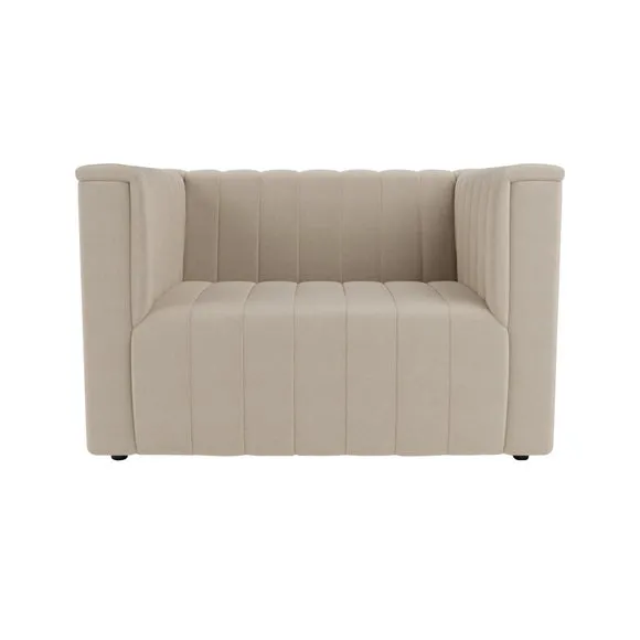 Cora Woven Chenille Snuggle Chair 3