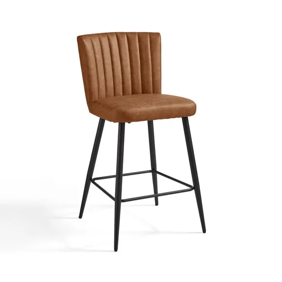 Taylor Counter Height Bar Stool, Faux Leather 5