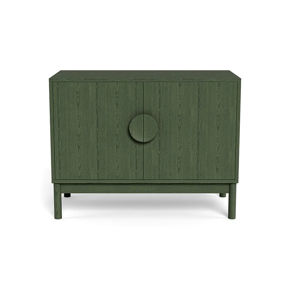 Heal's Tinta Small Sideboard Green Stain Carcass Green Stain Doors 1
