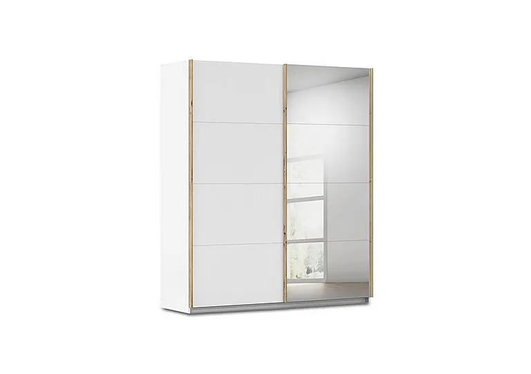 Flavia 181cm 2 Door Decor Sliding Wardrobe with Mirror Door