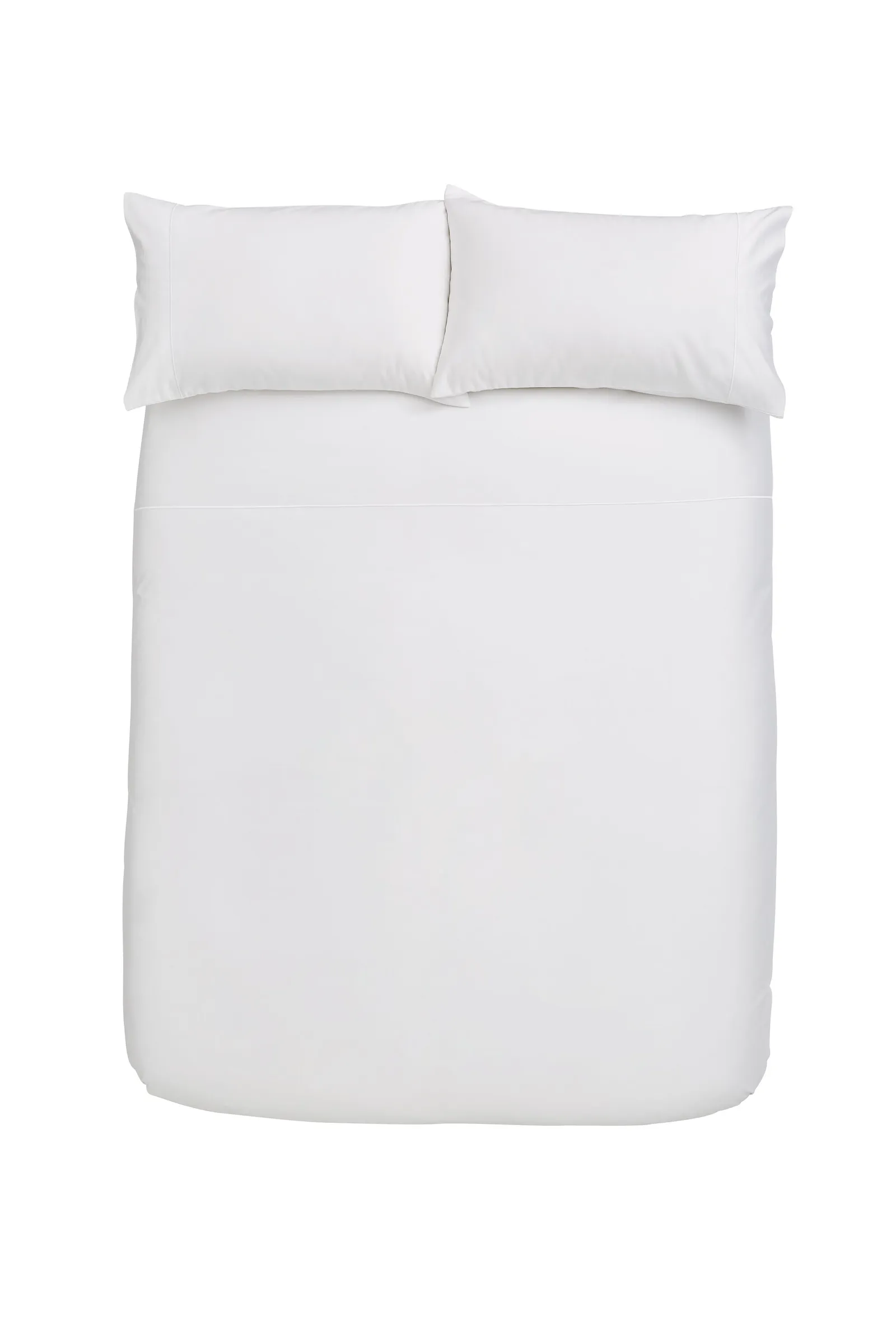 Bianca Luxury 800 Thread Count Cotton Sateen Duvet Cover Set in White 4
