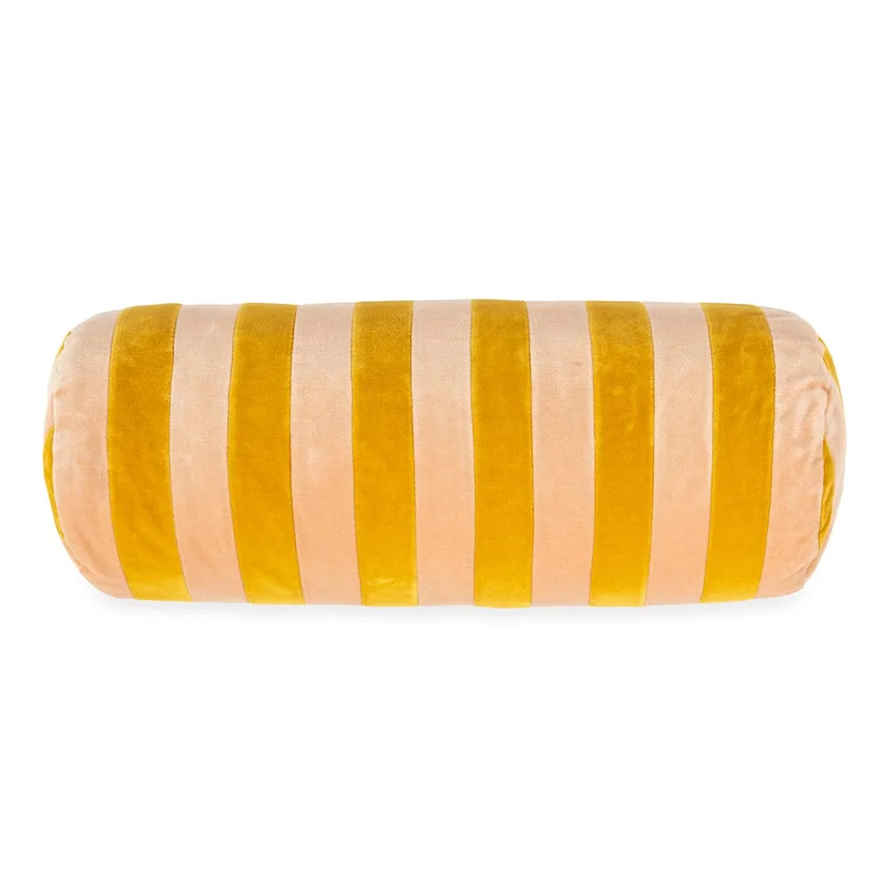 Christina Lundsteen Bolster Cushion Mustard 40cm 2