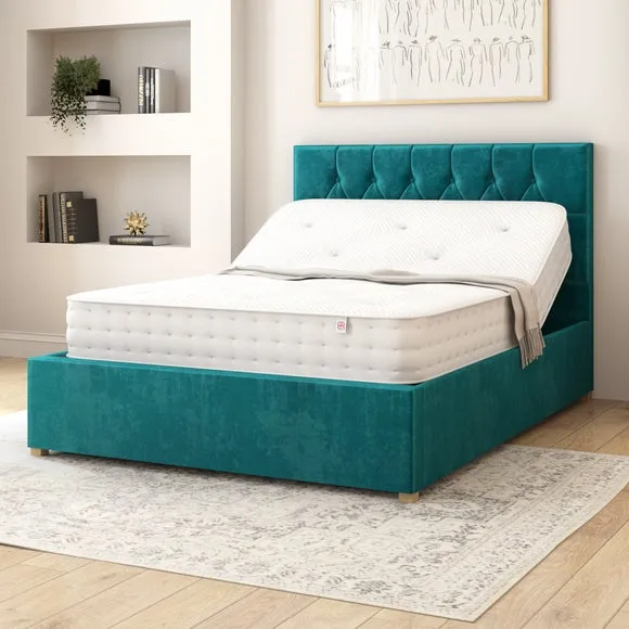 Olivier Plush Velvet Adjustable Bed 3
