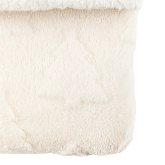 Luxurious Christmas Tree Embellished Sherpa Throw Blanket 6
