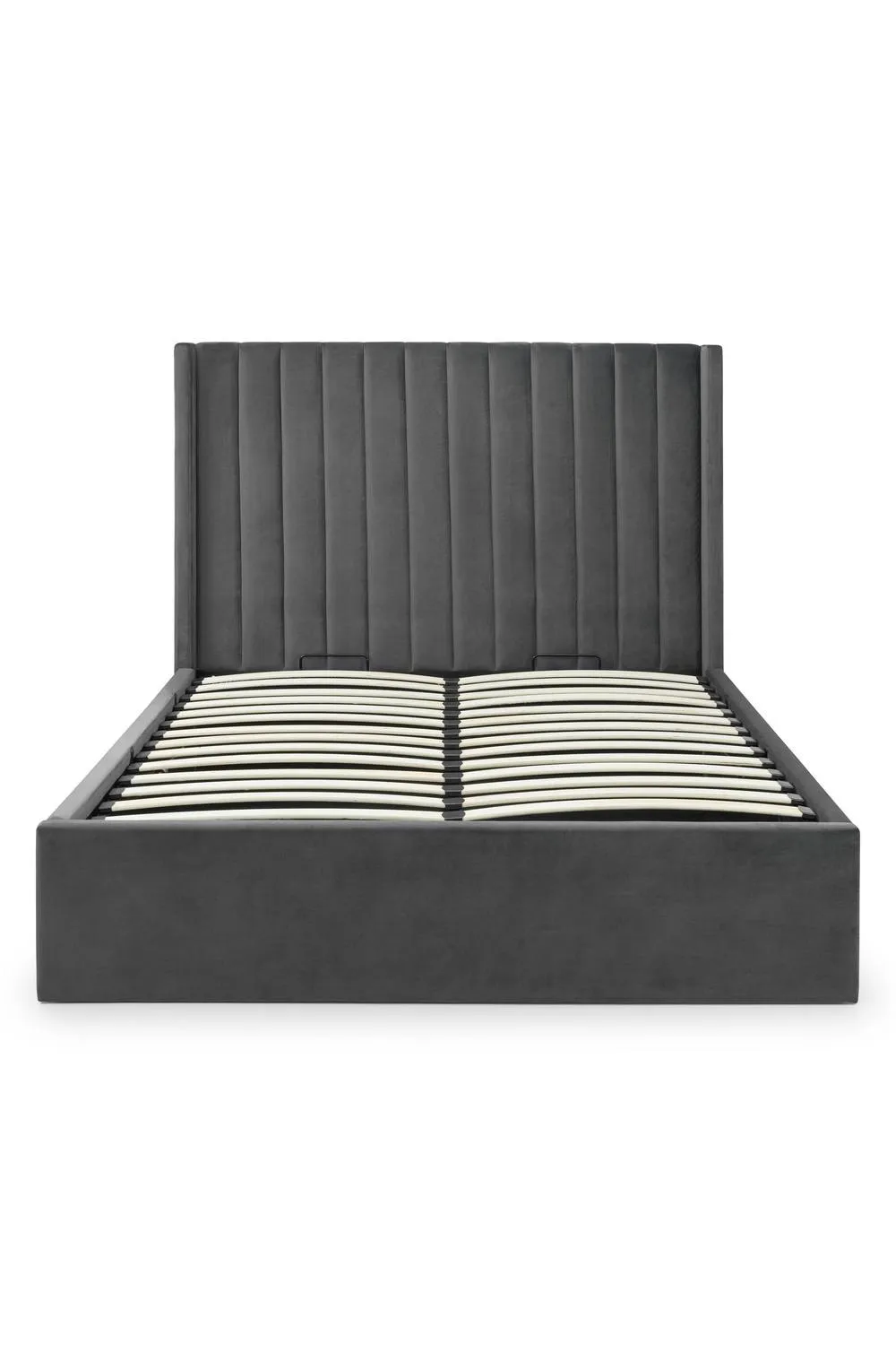 Julian Bowen Langham Upholstered Ottoman Storage Bed in Grey 6