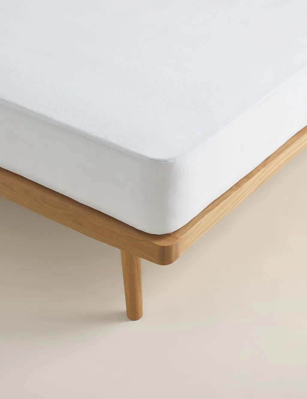 Sleep Solutions Terry Waterproof Extra Deep Mattress Protector White