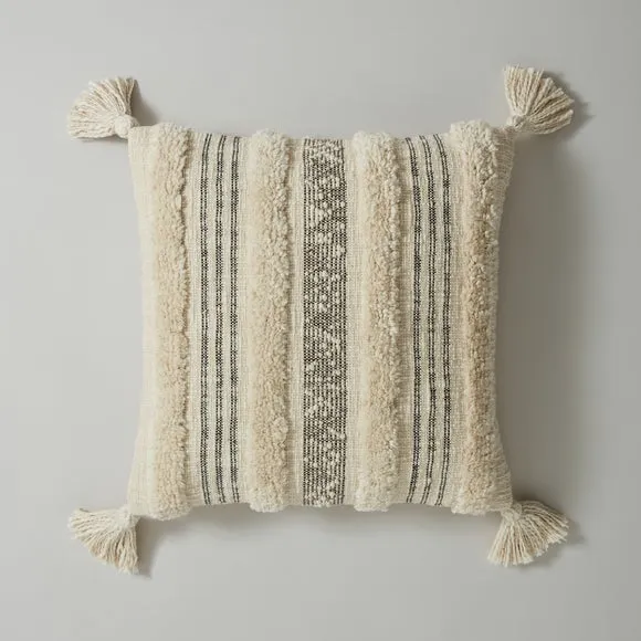 Samara Striped Cushion Natural 3