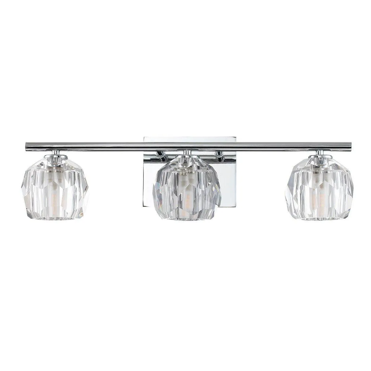 Netlighting Quoizel Regalia Wall Lamp Polished Chrome 3000K IP44 in Grey 5