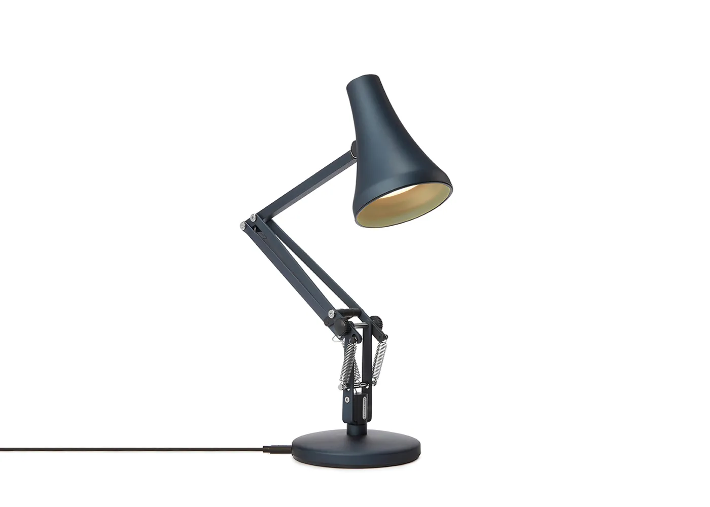 Anglepoise 90 Mini Mini Desk Lamp Steel Blue and Grey 1