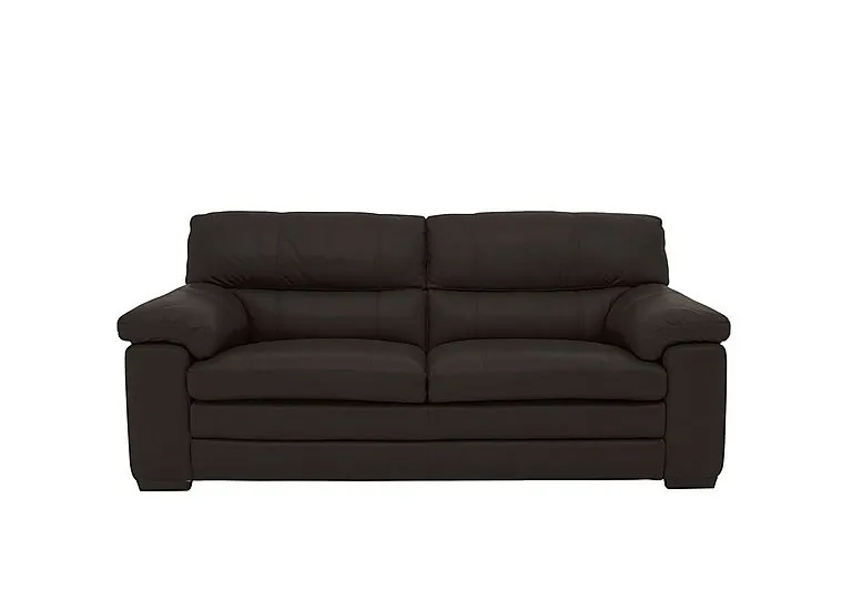 Cozee Leather 2.5 Seater Sofa - Dark Chocolate - Sofas and Armchairs - In Time for Christmas
