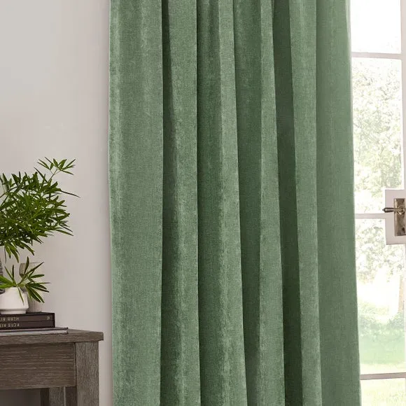 Yard Chenille Pencil Pleat Curtains 4