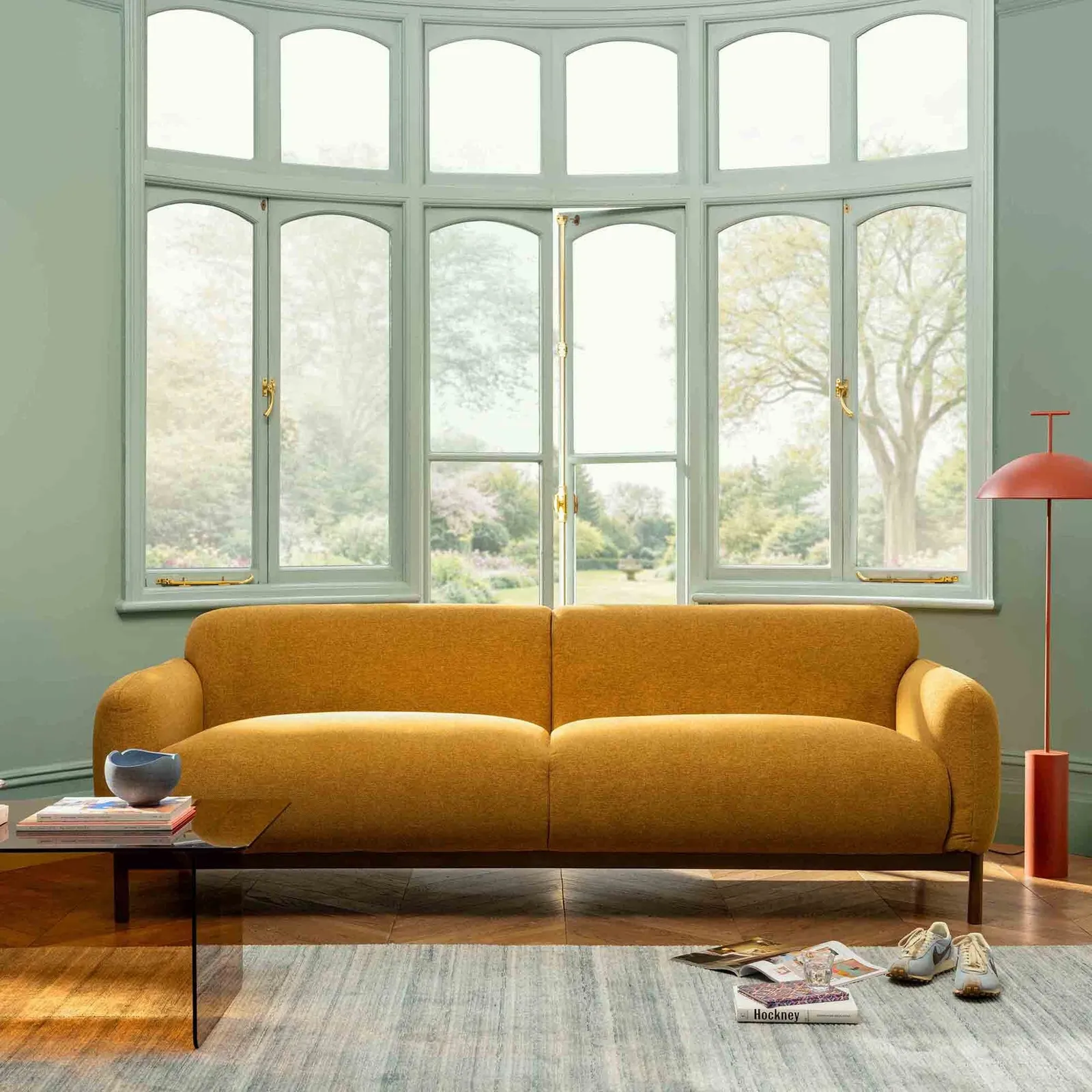 Burano 120Cm Rectangular Coffee Table, Brown Glass | Barker & Stonehouse 6